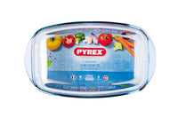 Pyrex Essentials Rechteckige Kasserolle aus ultrabeständigem Glas