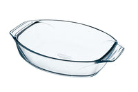 Pyrex Irresistible Ovaler Bräter aus ultrabeständigem Glas mit praktischem Griff