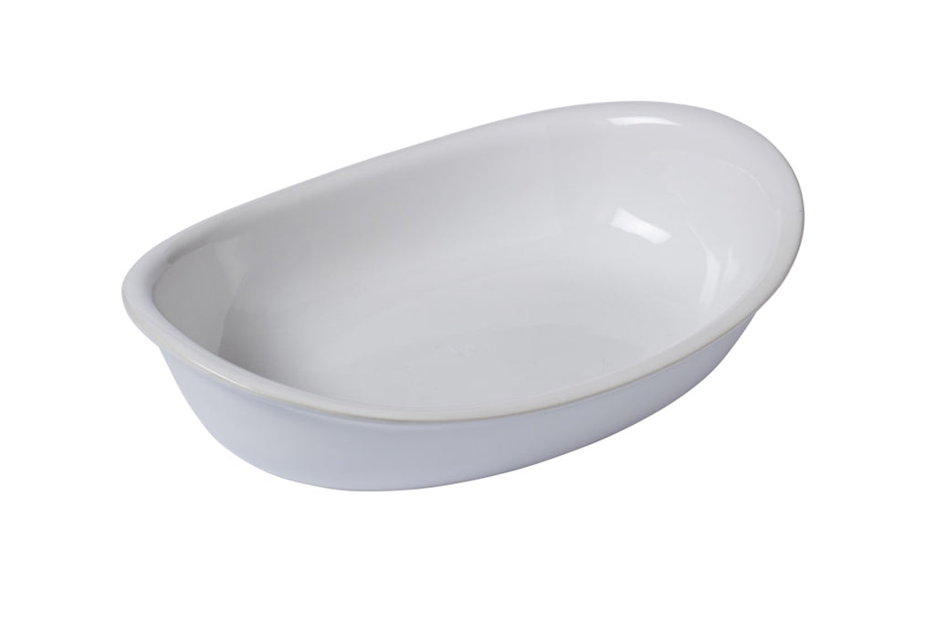Pyrex Supreme oval weiß Auflaufform aus Keramik